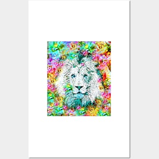 LION BLOOMING Posters and Art